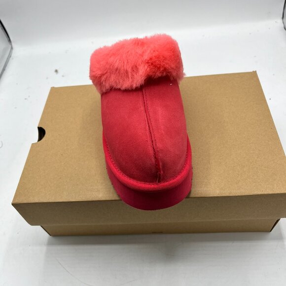 NWT UGG Women's Disquette Comfortable Platform Slippers Size US 8 Brand New - Picture 3 of 6